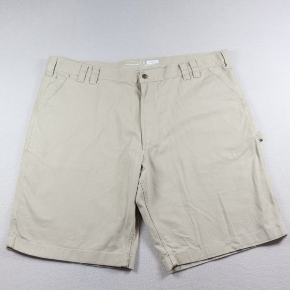 Carhartt Shorts Mens 44 Rugged Flex Relaxed Fit Canvas Utility Hammer Loop